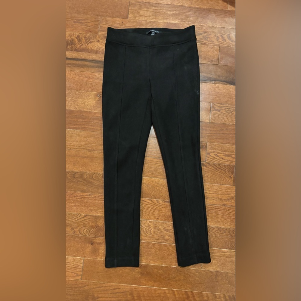 Suede Black Pants